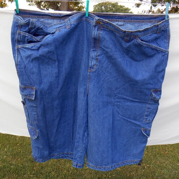 King Size brand cargo denim jeans  size 68 - Picture 1 of 8